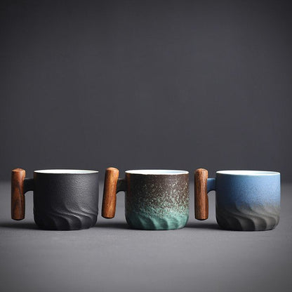 Tuguro – Tasse à thé en céramique avec poignée