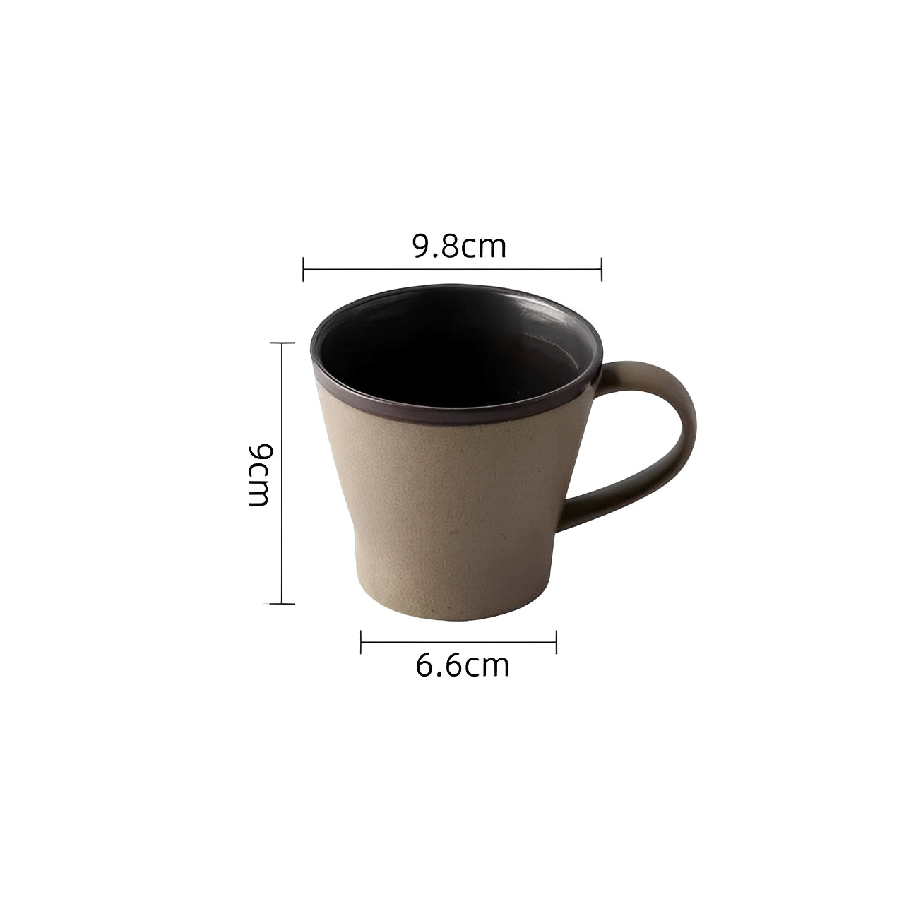 Felipe – Tasse à café en grès élégante