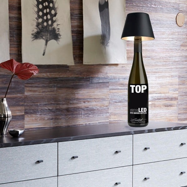 Lumira – Lampe à vin rechargeable avec port USB à assembler soi-même
