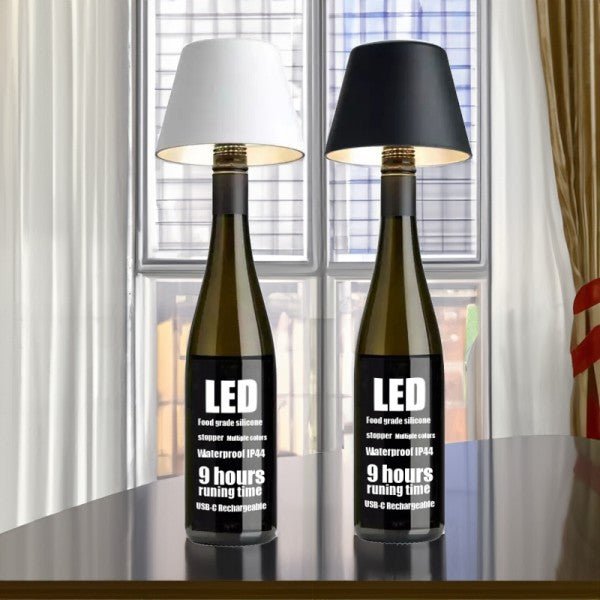Lumira – Lampe à vin rechargeable avec port USB à assembler soi-même