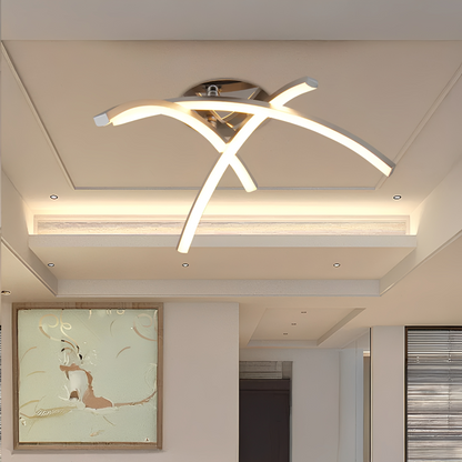 Karina – Plafonnier LED Arc Trident Nordique