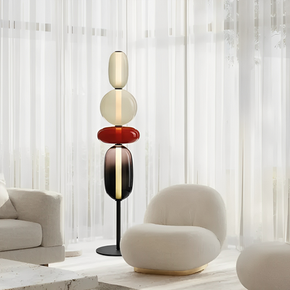 PrismGlow – Lampe en verre colorée avec jeux de lumière fascinants