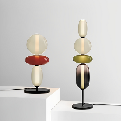 PrismGlow – Lampe en verre colorée avec jeux de lumière fascinants