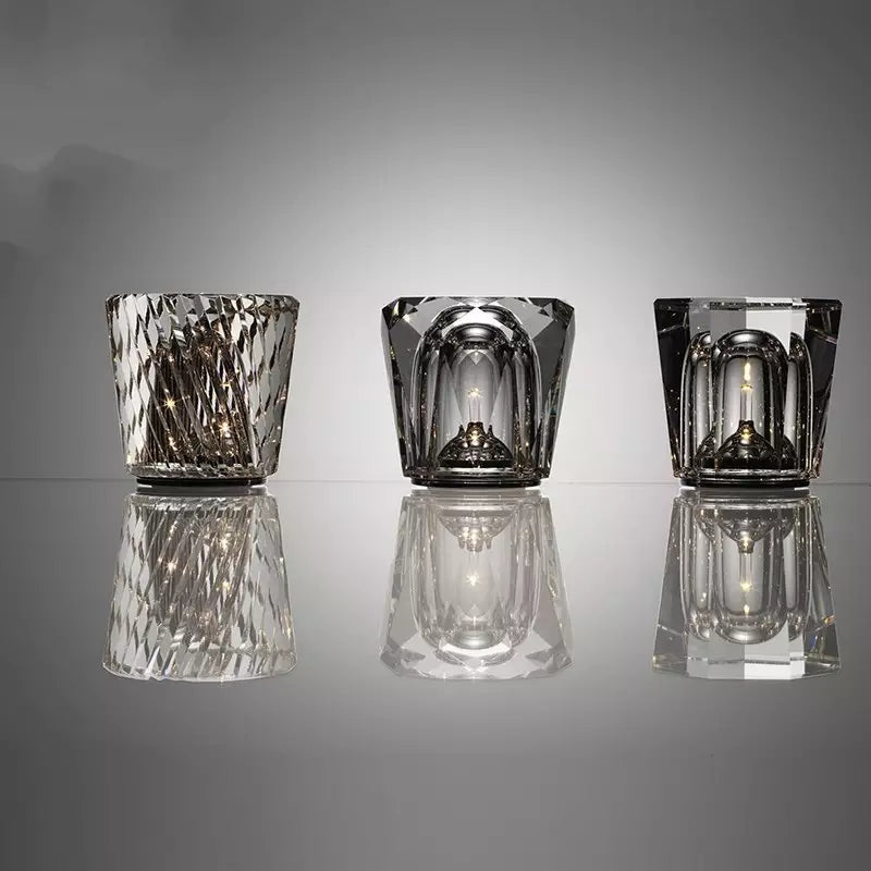 Aurelia – Lampe de table en cristal sans fil avec technologie LED