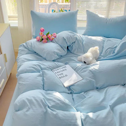 Elina – Linge de lit en coton lavé