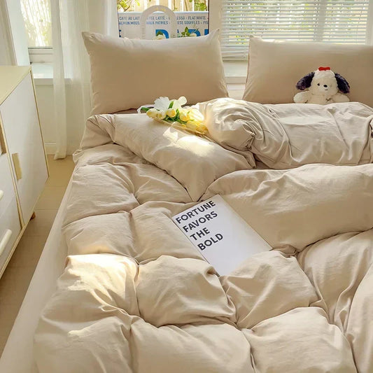 Elina – Linge de lit en coton lavé