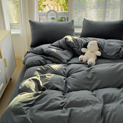Elina – Linge de lit en coton lavé