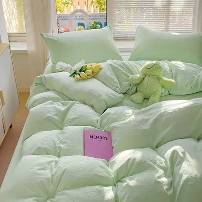 Elina – Linge de lit en coton lavé