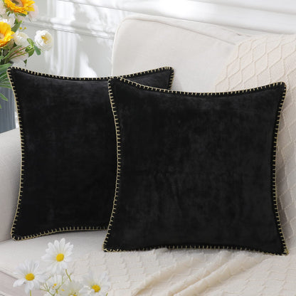 Audrey – Housse de coussin en chenille pour accents déco luxueux