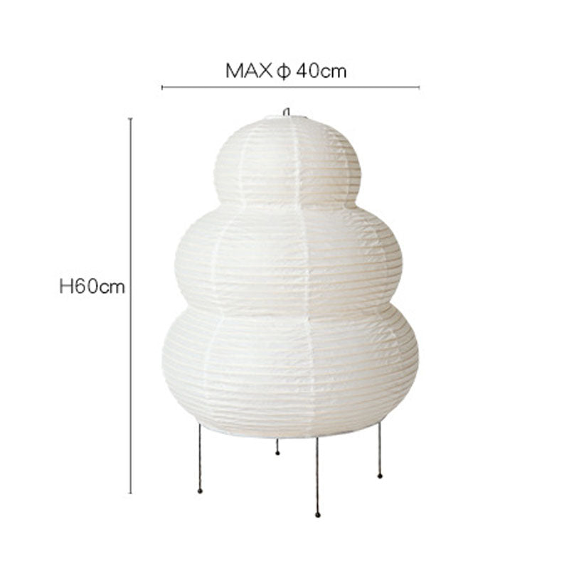Lampe Artistique En Papier De Riz De Style Japonais