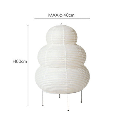 Lampe Artistique En Papier De Riz De Style Japonais