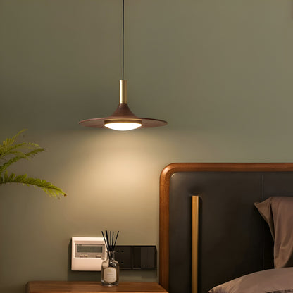 Jared – Bois de Noyer Tout Cuivre Suspension