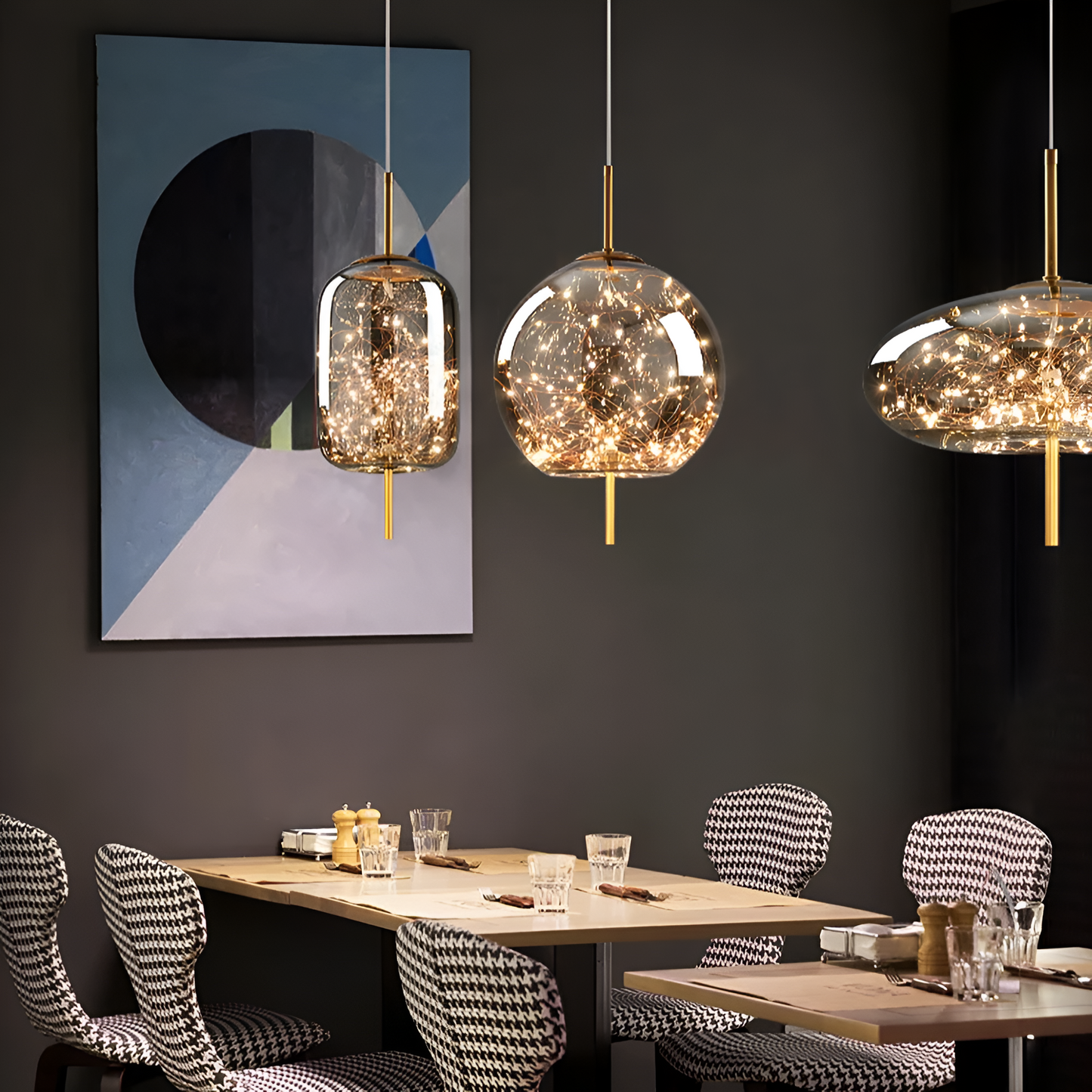 Auren – Lampe Pendante en Verre Minimaliste