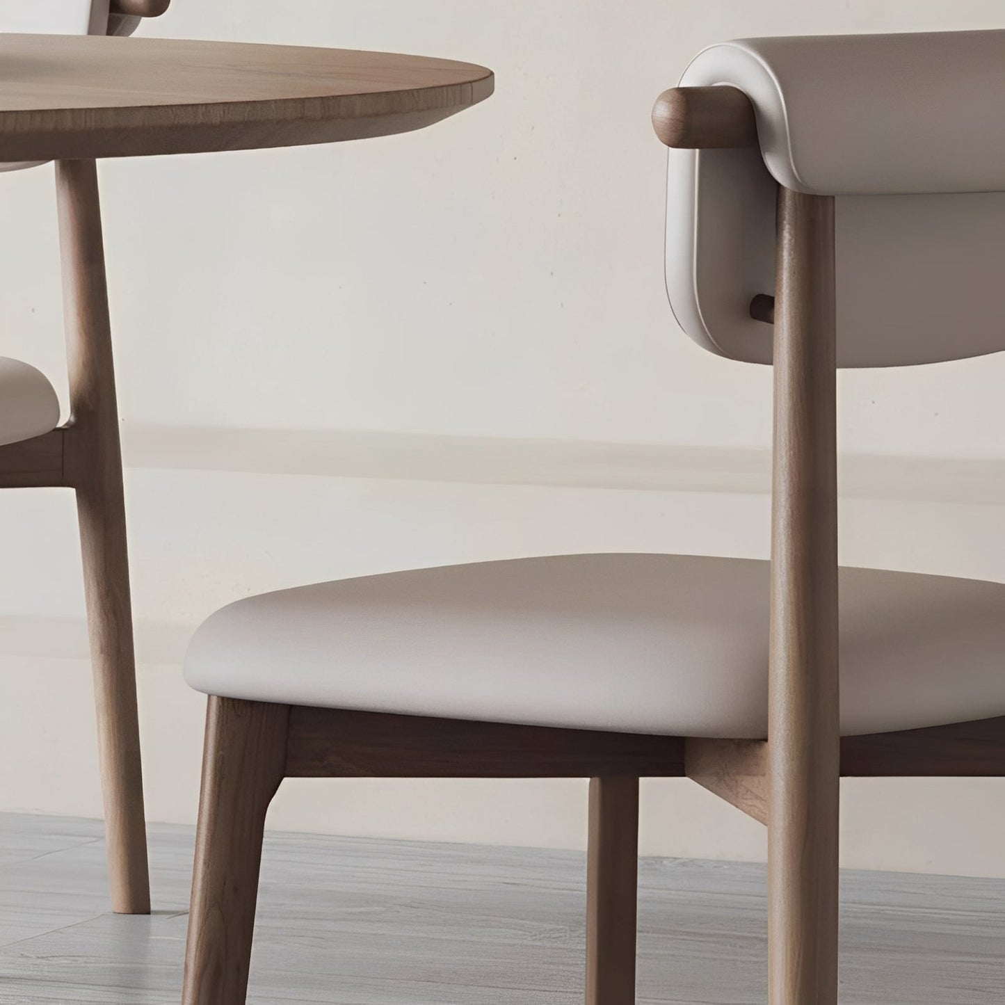 Finn – Chaise de salle à manger nordique de style Wabi-Sabi