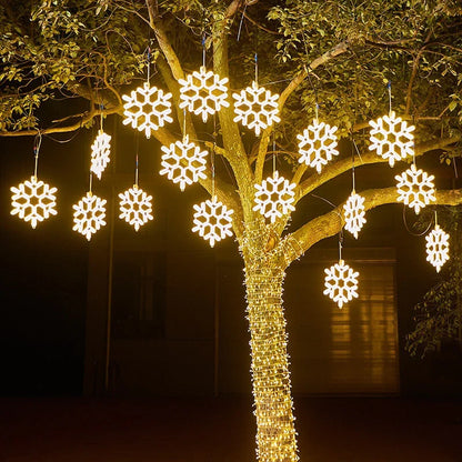 Frostella – LED Lumière Flocon de Neige pour Décoration Extérieure de Noël