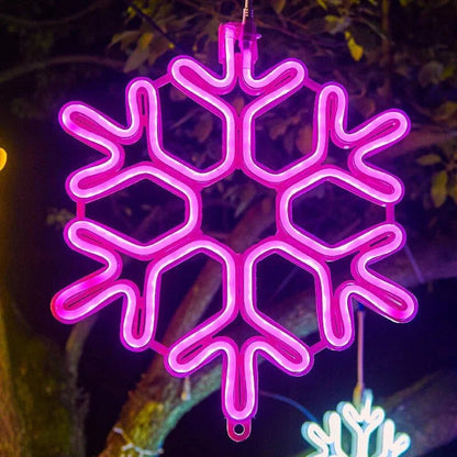 Yukina – Lumière LED flocon de neige de Noël