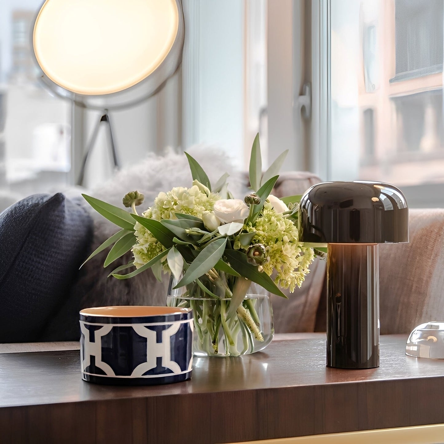 Ayla – Lampe de table LED champignon