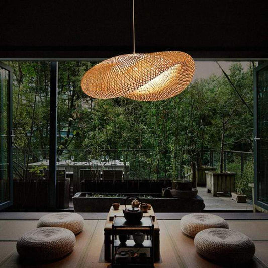 Satori – Lampe de plafond en bambou
