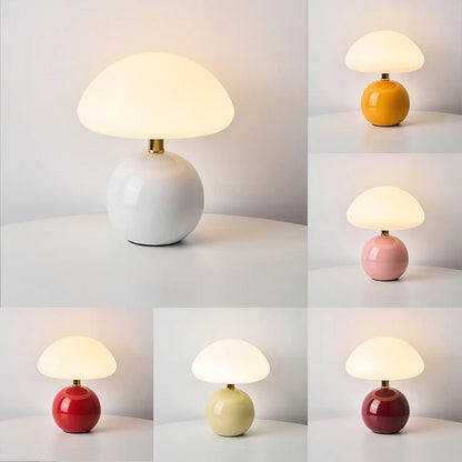 Signe – Lampe Champignon Crème Française