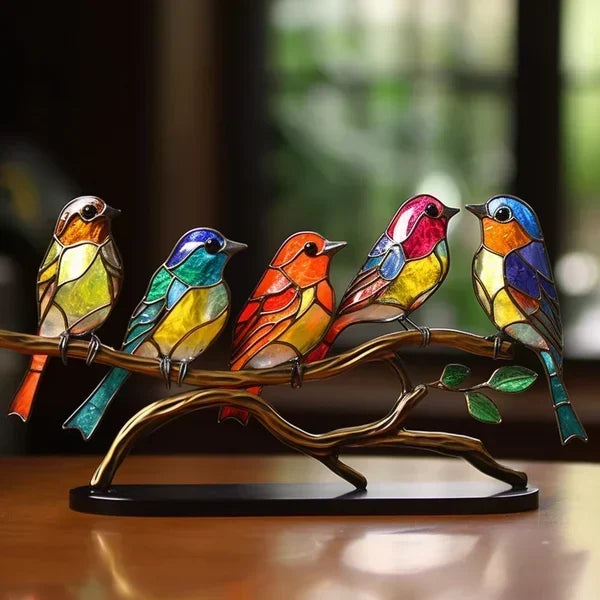 Vivian – Ornements d'oiseaux de bureau créatifs