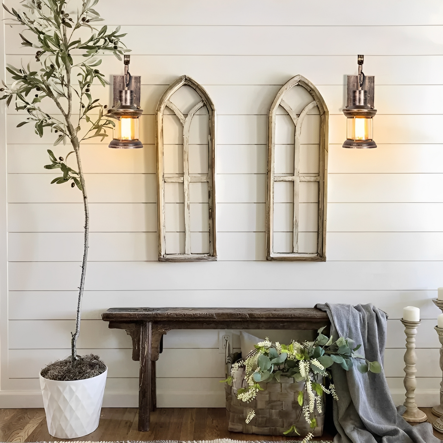 Lukas – Lampe murale en style industriel rétro