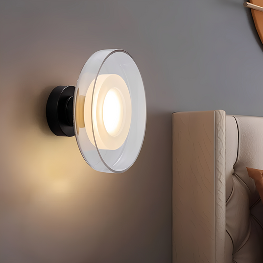 Shane – Applique Murale LED en Verre Minimaliste Nordique