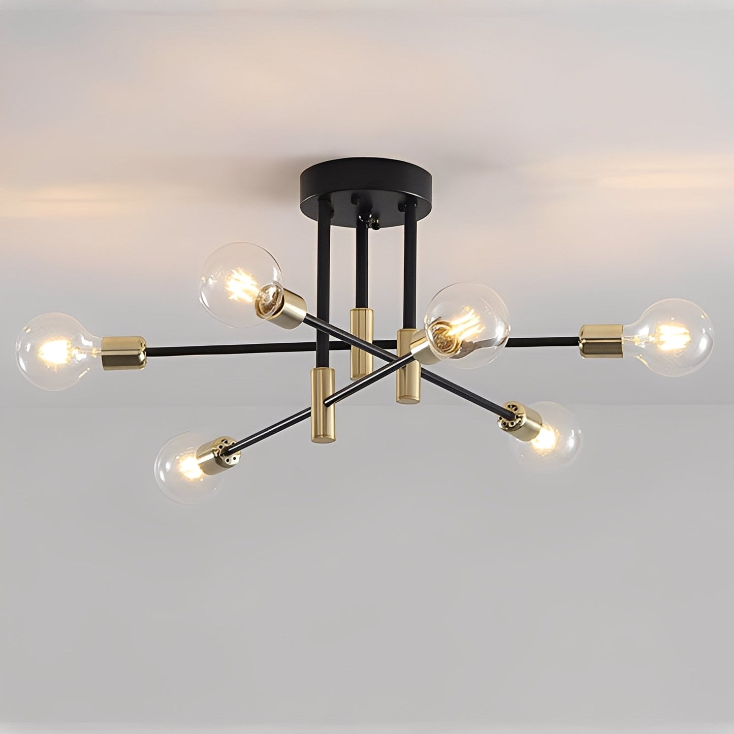 Ira – Lampe de Plafond en Fer Forgé Personnalisée
