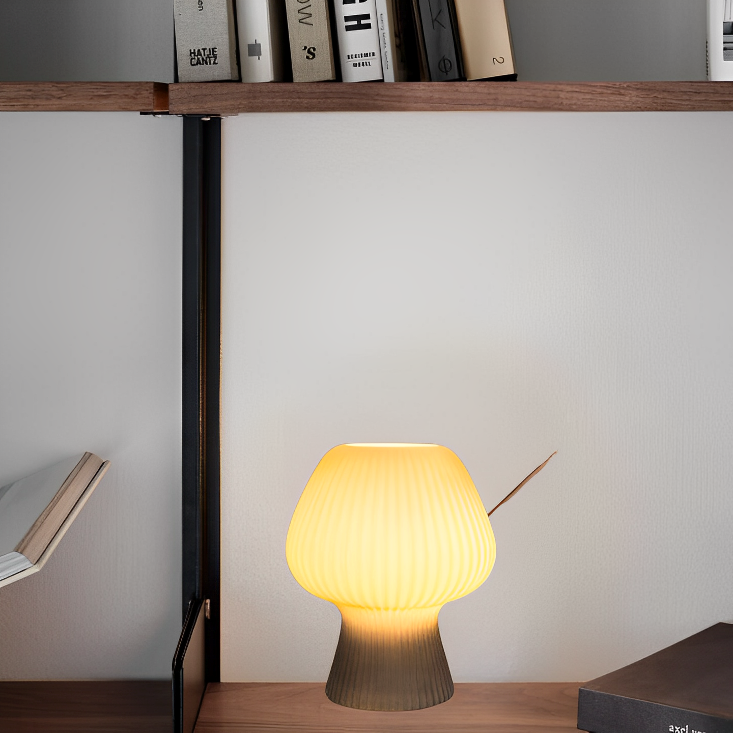 Velmira – Lampe de table vintage style rétro pour chambre à coucher & table de nuit