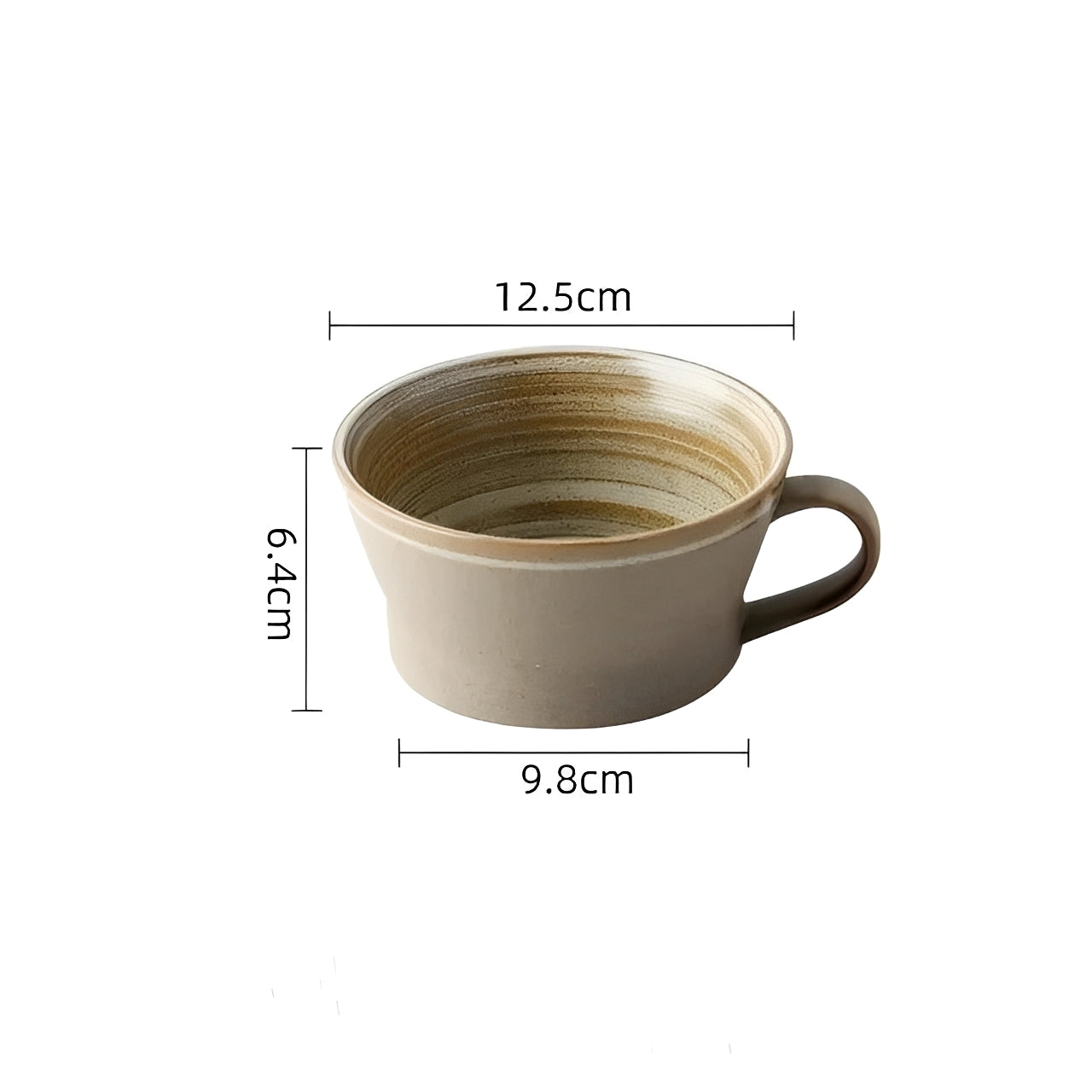 Felipe – Tasse à café en grès élégante