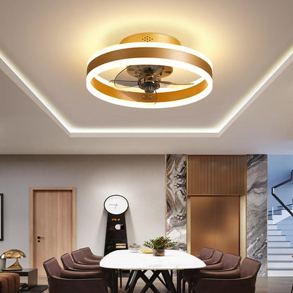 Elian – Moderne Ventilateur de Plafond-Lampe