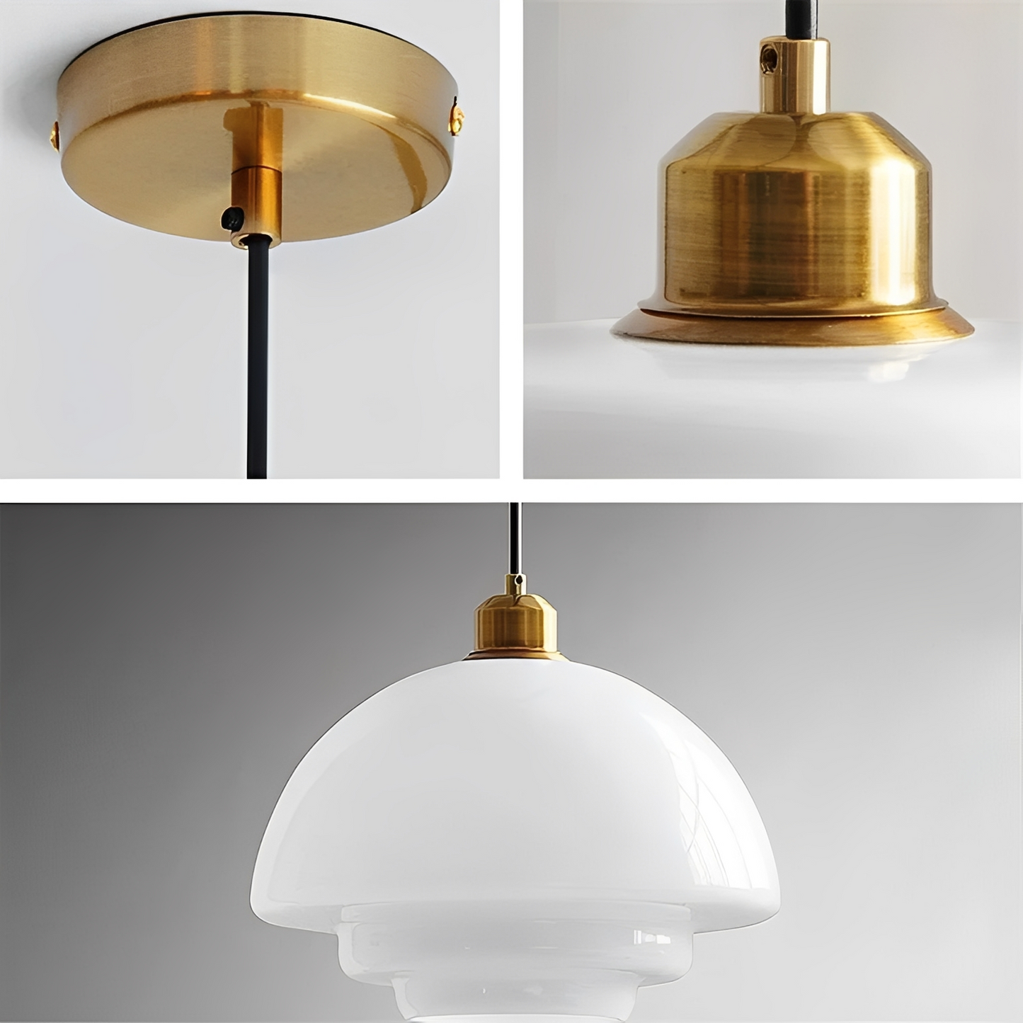 Hagen – Suspension en verre Mid-Century