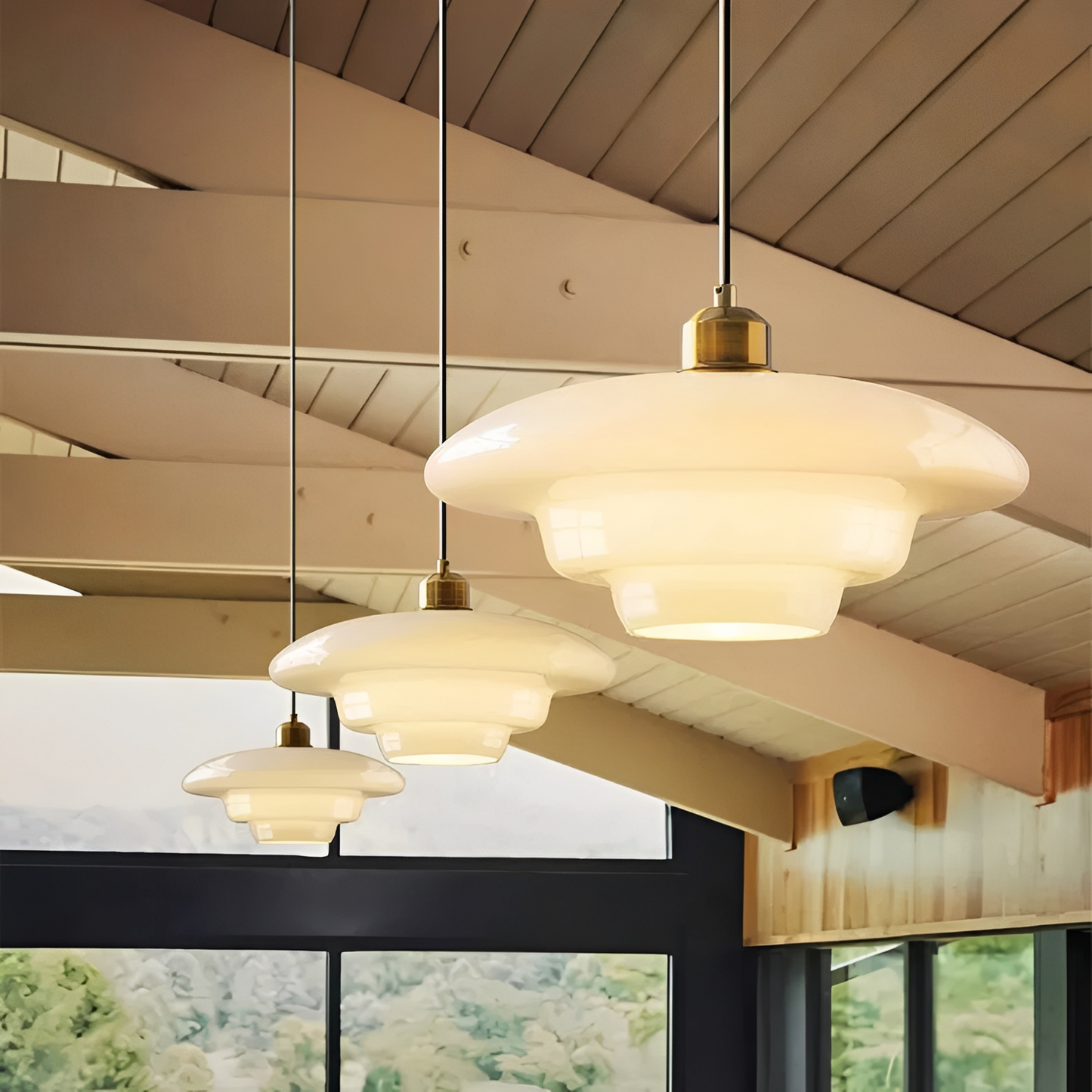 Hagen – Suspension en verre Mid-Century