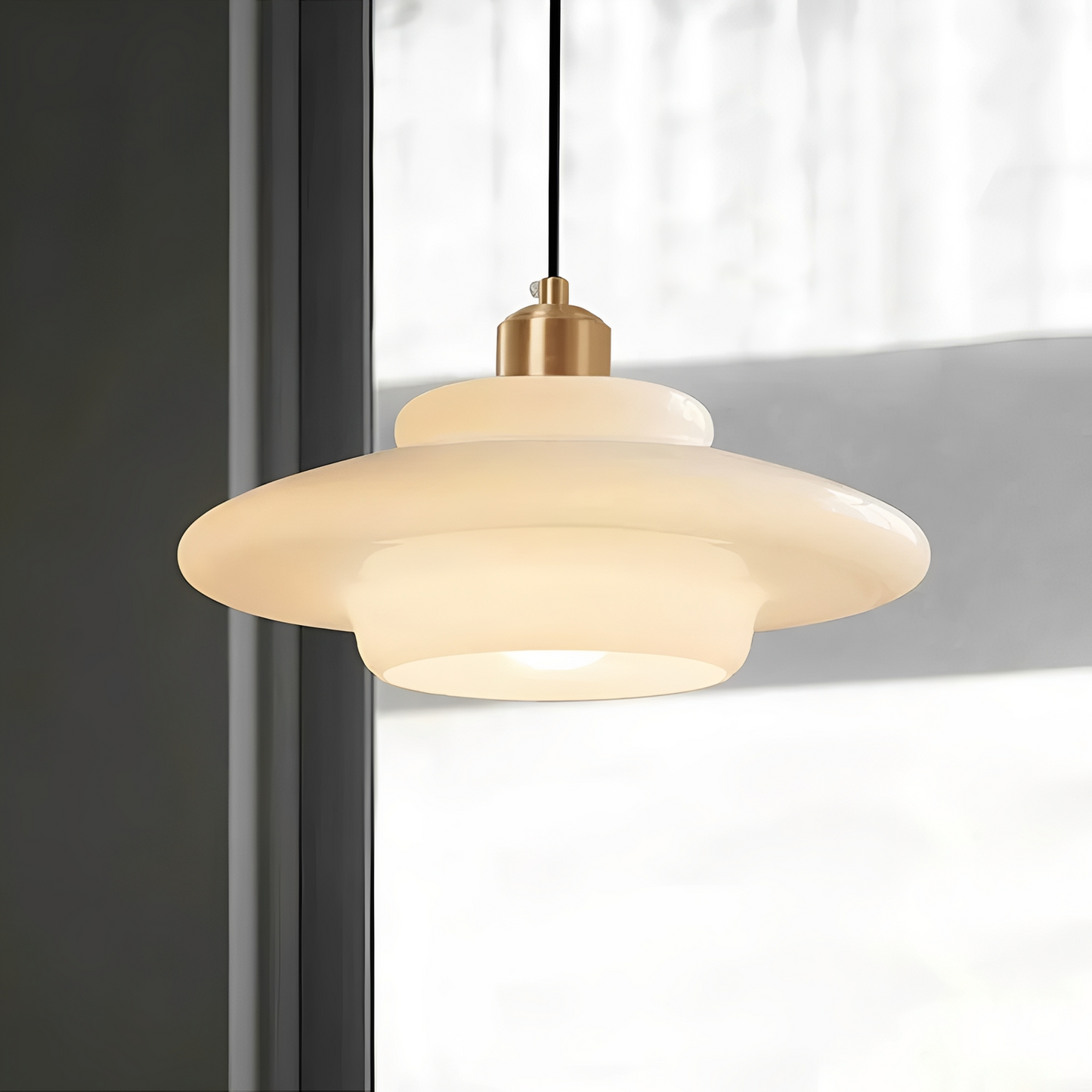 Hagen – Suspension en verre Mid-Century