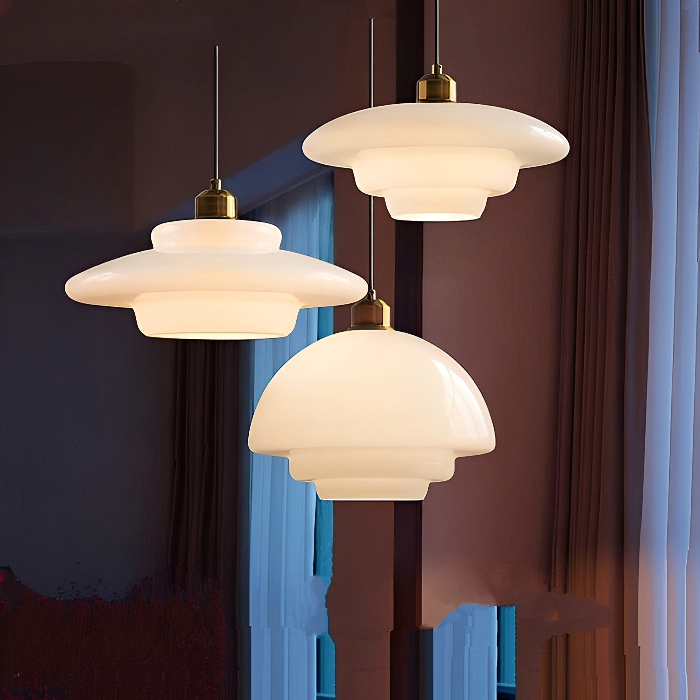 Lucine – Lustre en Verre Minimaliste