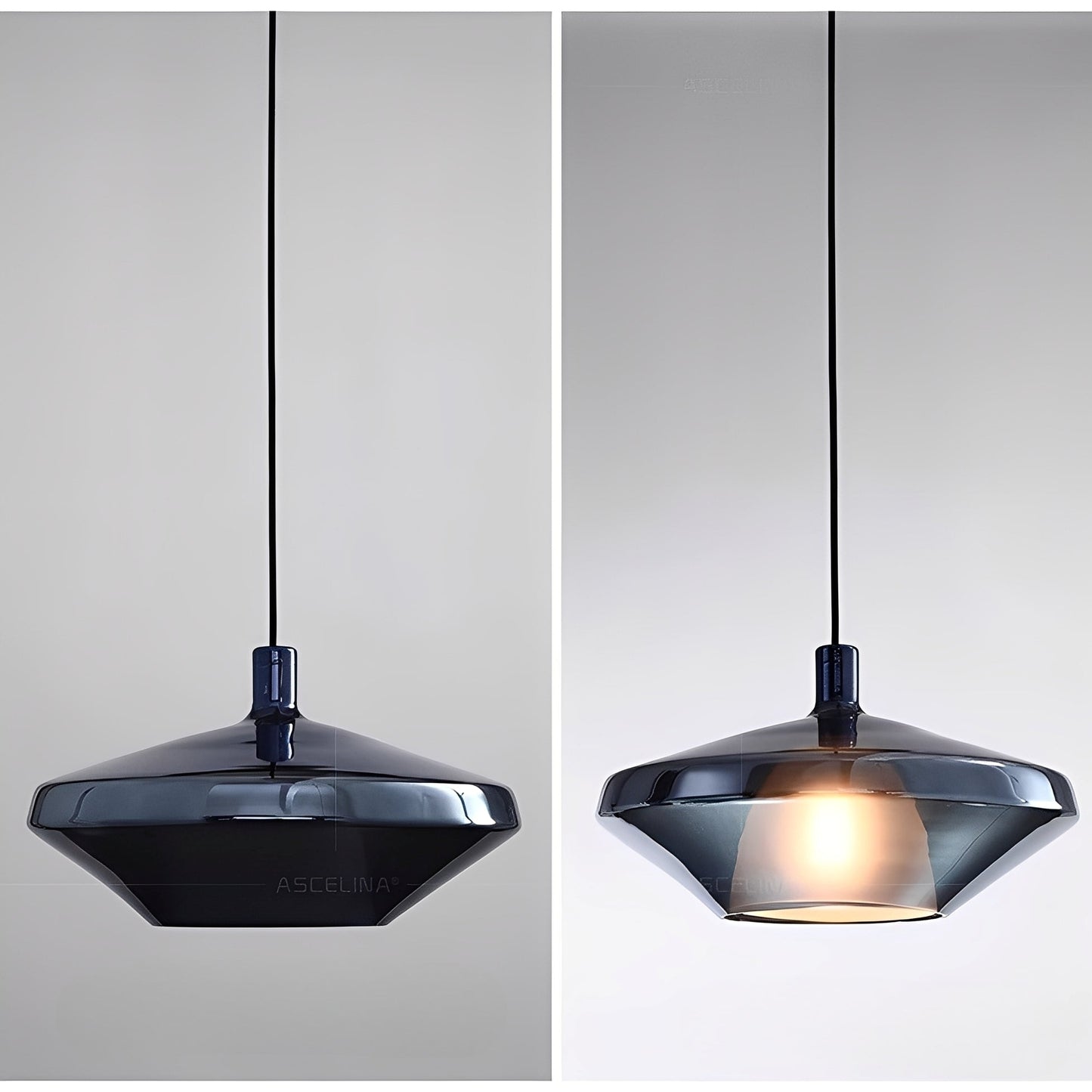 Althea – Suspension Moderne en Verre Multicolore