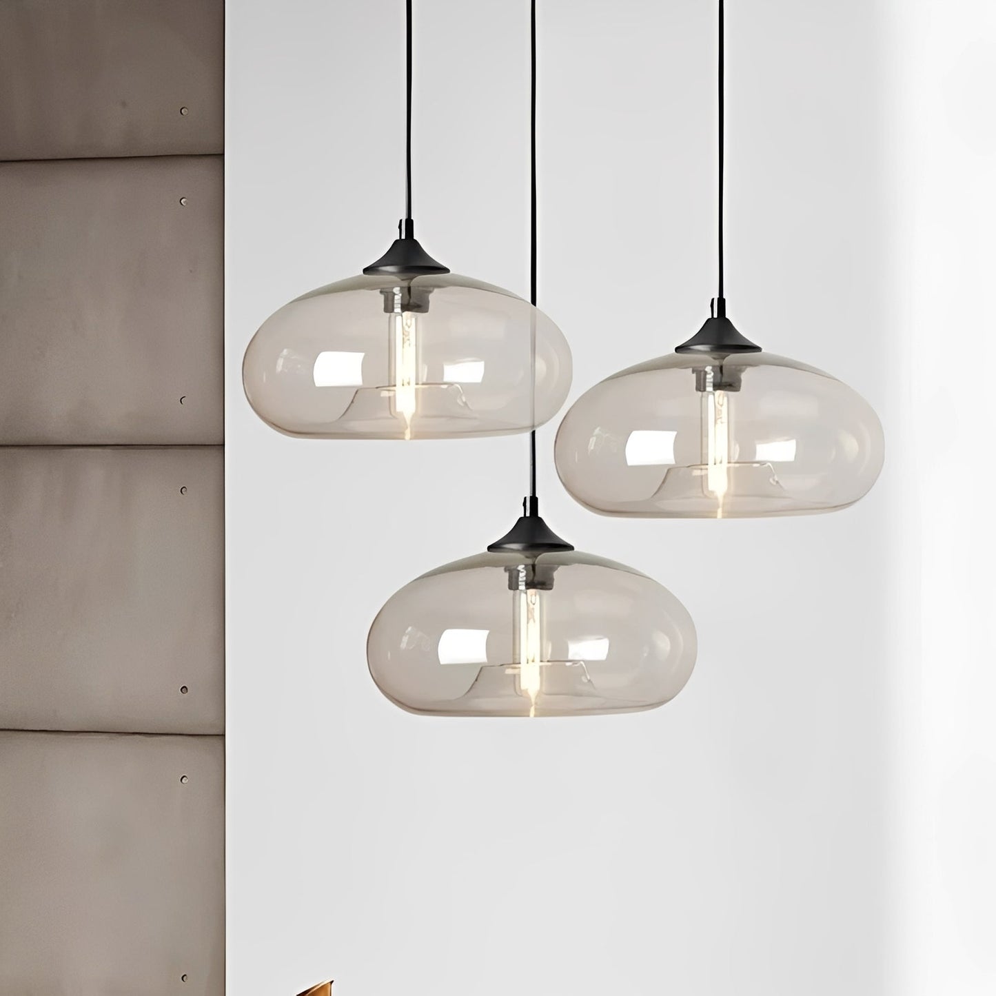 Greta – Suspension en verre inspirée vintage