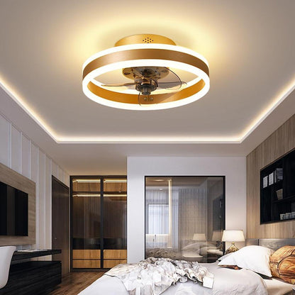 Elian – Moderne Ventilateur de Plafond-Lampe