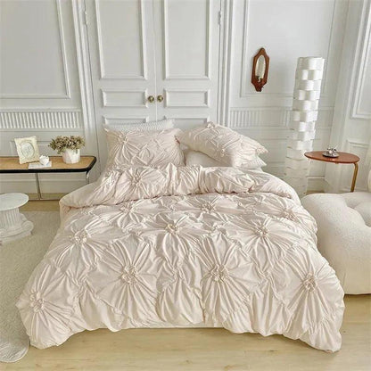 Seren – Parure de lit 3D avec design plis torsadés