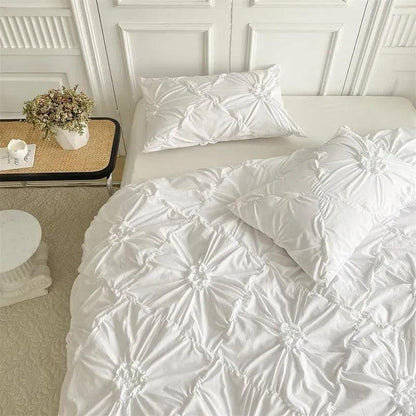 Seren – Parure de lit 3D avec design plis torsadés