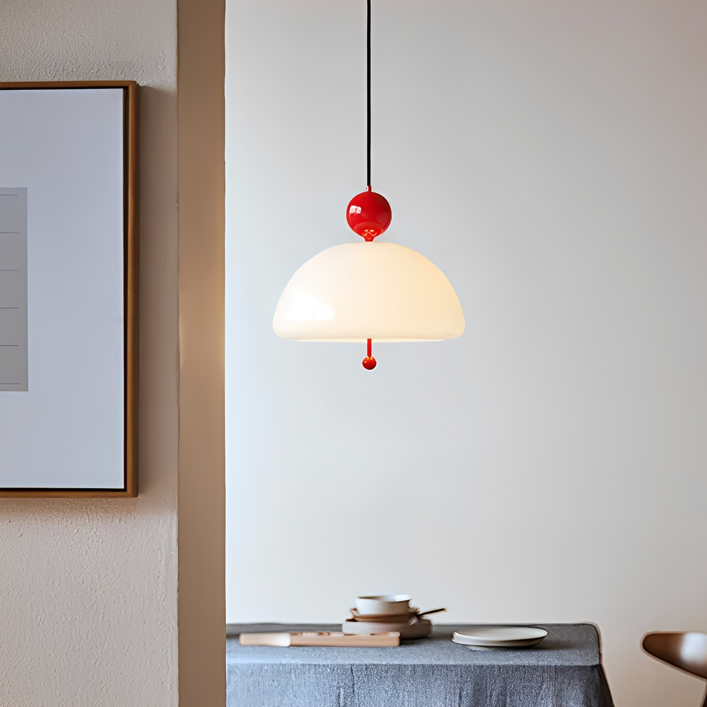 Ruffa – Lustre vintage en verre de style nordique