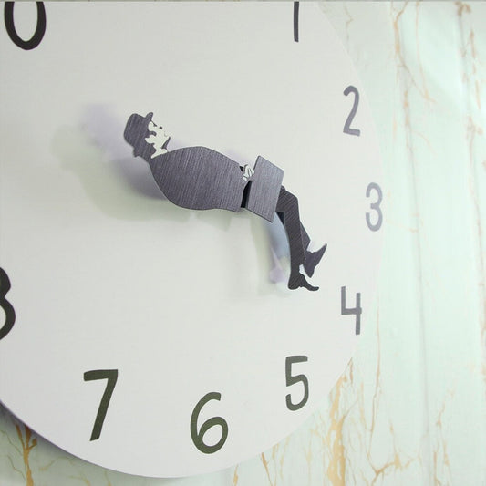 Roku – Horloge Murale Minimaliste Amusante