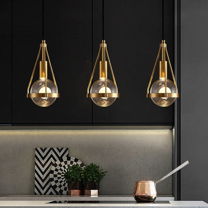 Maelis – Pissenlit Cristal Suspension Dorée