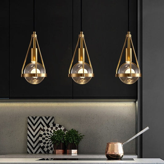 Maelis – Pissenlit Cristal Suspension Dorée