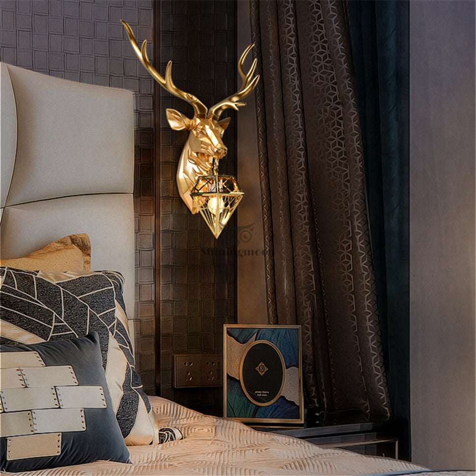 Arden – Lampe Murale Rétro Bois