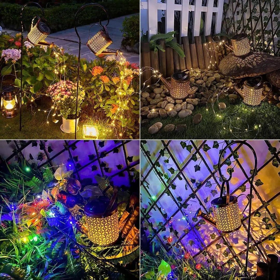 HanaFlow – Lampe Cascade Arrosoir Solaire