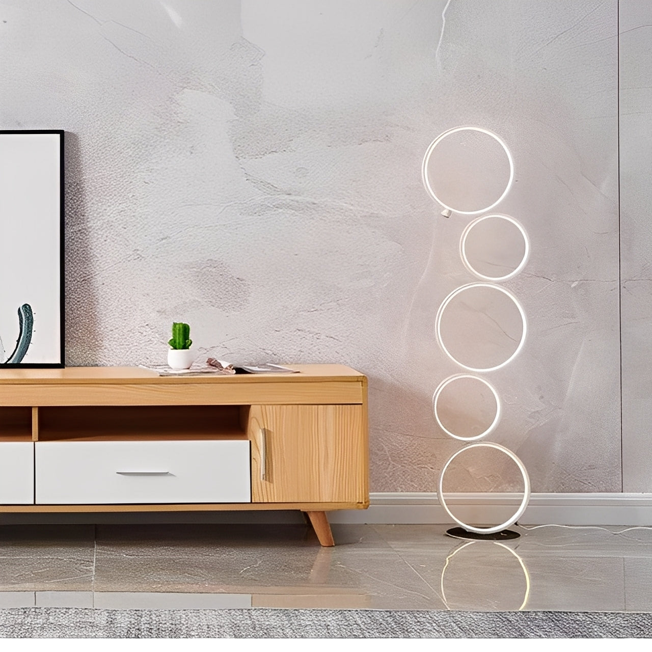 Marlin – Élégante lampe à anneau LED