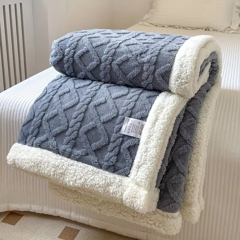 Noemi – Couverture en jacquard Berber en double épaisseur