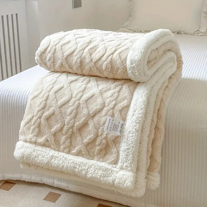 Noemi – Couverture en jacquard Berber en double épaisseur