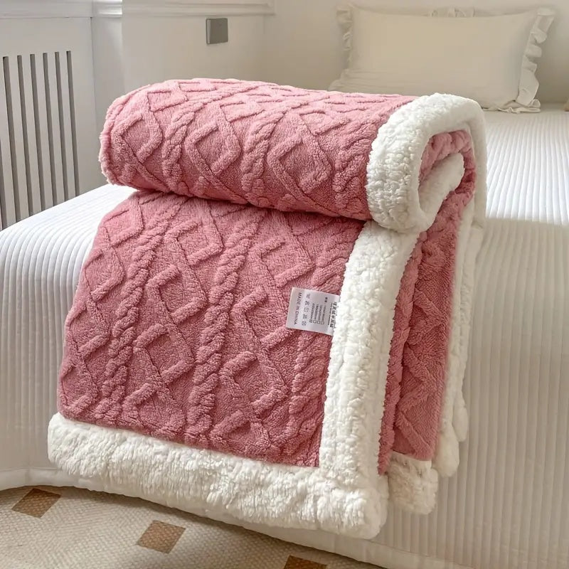 Noemi – Couverture en jacquard Berber en double épaisseur
