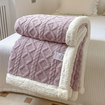 Noemi – Couverture en jacquard Berber en double épaisseur